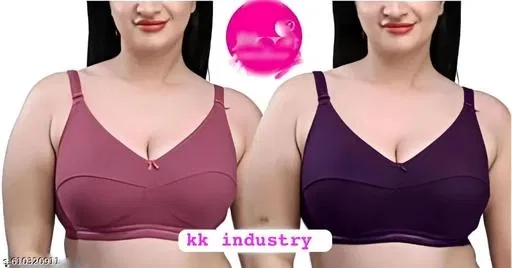 Supportive Bra for Women, Pack of 3 (Multicolor, 40B)