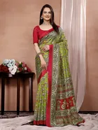 Mysore Silk Printed Saree for Women 