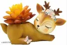 Terracotta Deers Decorative Showpiece 