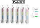 Rubber Spiral 4 Pcs Mobile Cable Protectors (Multicolor, Set of 6)
