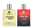 Wildplay Arabian Night & Love You Perfume for Men (30 ml, Pack of 2)