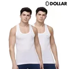 Dollar Lehar Cotton Solid Vest for Men, Pack of 2 