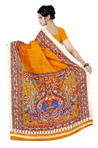 Silk Kalamkari Saree for Women 