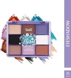 Glam21 Floral Hues 9-in-1 Eyeshadow Palette (Orchid) (7.2g)