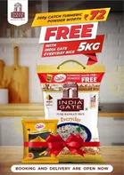 India Gate Everyday Rice 5 Kg + Free Catch Turmeric Powder 200 g Worth 72 /-