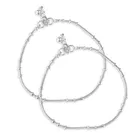 Brass Silver Plated Anklet for Women 