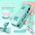 Plastic Bus Shape Sipper Bottle for Kids, Multicolor 