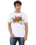 Printed Half Sleeves Round Neck T-Shirts for Men 