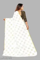Chiffon Zari Woven Saree for Women 