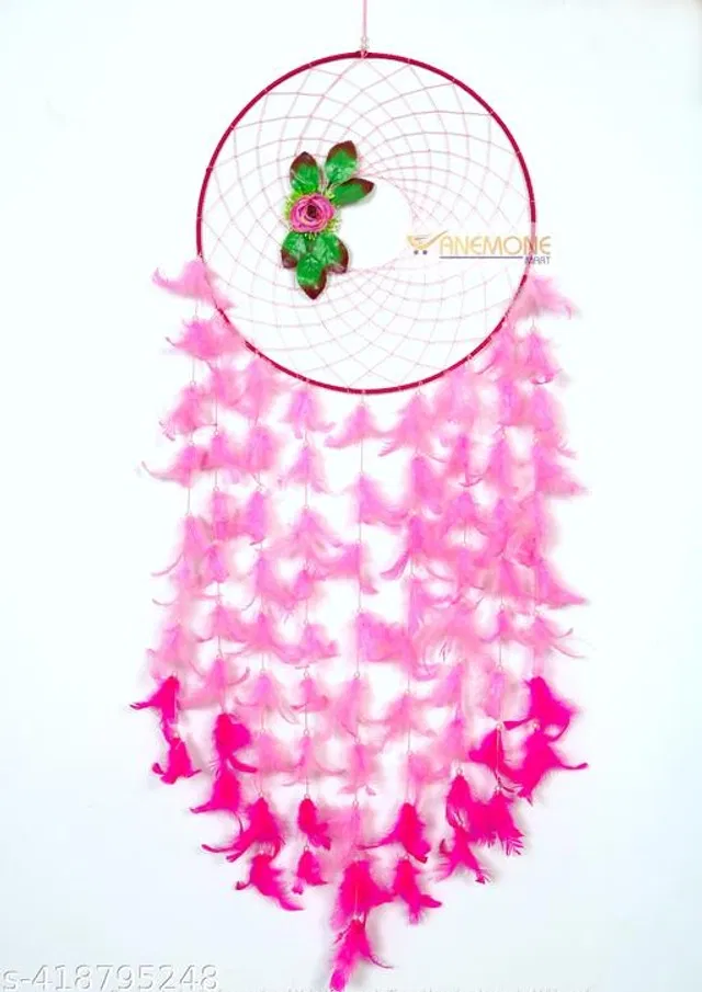 Feather Wall Hanging Dream Catcher (Multicolor)