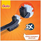 Gala Double Hockey Shape Toilet Cleaner Brush with Holder Stand, Toilet Cleaning Brush for Western and Indian Toilet, Bathroom Brush for Toilet Cleaning