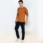 Lycra Nylon Logo Printed Track Pant for Men 