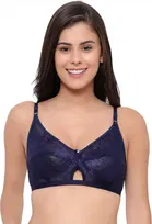Cotton Blend Non Padded Bra for Women 