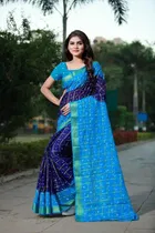 Art Silk Printed Saree for Women 