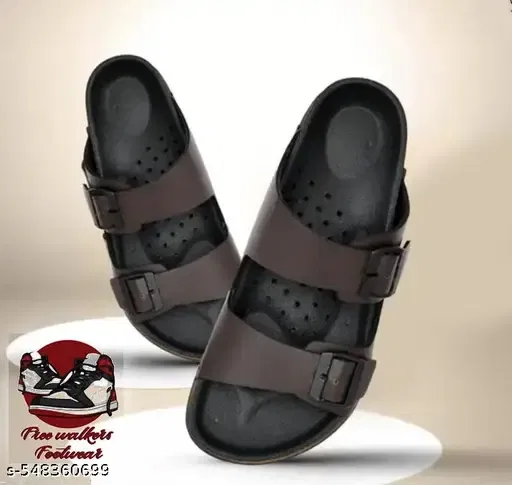 Sliders for Men (Brown, 8)