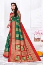 Cotton Silk Abstract Saree for Women 