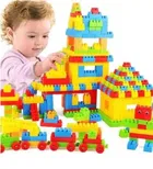 92 Pcs with 8 Pcs Tyres Puzzle Building Block Toy Set for Kids 