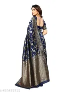 Kanjivaram Banarasi Jacquard Silk Saree for Women 