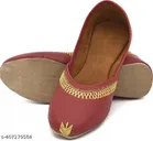 Juttis for Women (Maroon, 6)