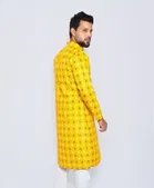Cotton Printed Full Sleeves Kurta for Men 