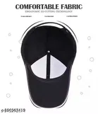 Polycotton Caps for Men ,Black 