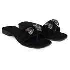 Zakozee Velvet Flats for Women 