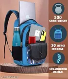 Nylon Backpack for Men & Women, Blue