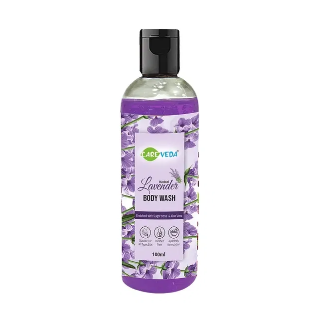 केयरवेदा हर्बल लैवेंडर बॉडी वॉश 100 ml