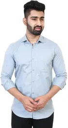 Men's Solid Full Sleeves Shirt 