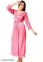 Satin Nightdress Set for Women 