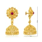 Oxidised Alloy Gold Plated Earrings for Women 