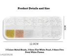3D Flower Nail Decorations, Multicolor, Set of 1