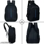 Polyester Backpack for Men & Women, Black
