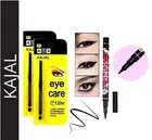 Ads 2 Pcs Kajal with 36h Eye Liner (Black, Set of 3)