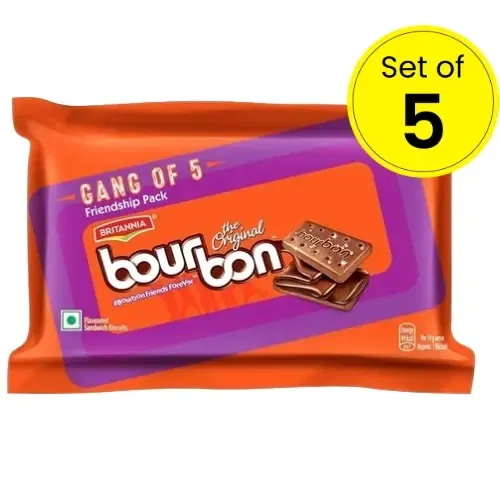 ब्रिटानिया बर्बन 5X100 g (500 g)