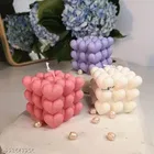Heart Bubble Shaped Candles 