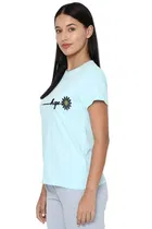 Round Neck Printed T-Shirt for Women 