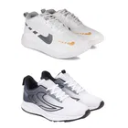 Sports Shoes for Men, Multicolor, Pack of 2 