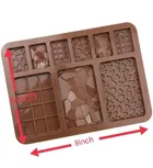 Moldberry Chocolate Bar Mould 9in1 Design-1 MB/2025