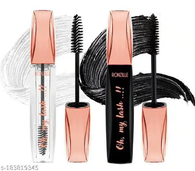 Ronzille Long Lasting Mascara (Multicolor, Pack of 2)