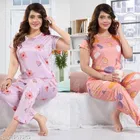 Satin Nightsuit for Women 