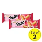 प्रियागोल्ड मैम्बो स्ट्रॉबेरी सैंडविच बिस्किट 80 g 