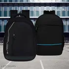 Polyester Backpack for Men & Women, Black