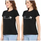 Round Neck Printed T-Shirt for Women 