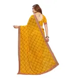 Georgette Printed Saree for Women 