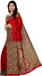 Mysore Silk Printed Saree for Women 