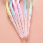 Happy Birthday Printed Pastel Color Candle with Holder for Birthday Cake 