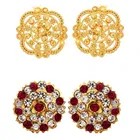 Designer Gold Plated Earrings Set for Women & Girls 