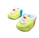 Cotton Solid Booties for Toddler (Multicolor, 0-6 Months)