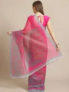 Bhagalpuri Silk Printed Saree for Women 